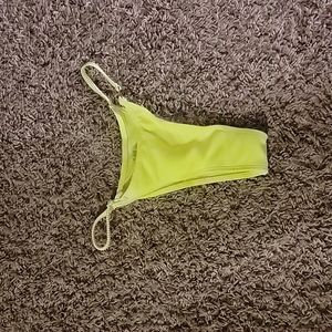 Lime green woman's swim bottoms